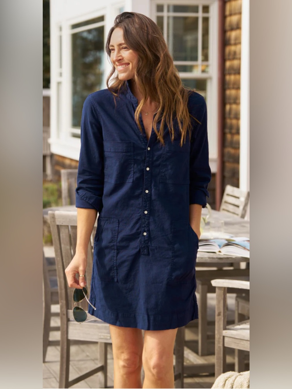 Frank & Eileen Southern Ireland  dress in Navy  size M